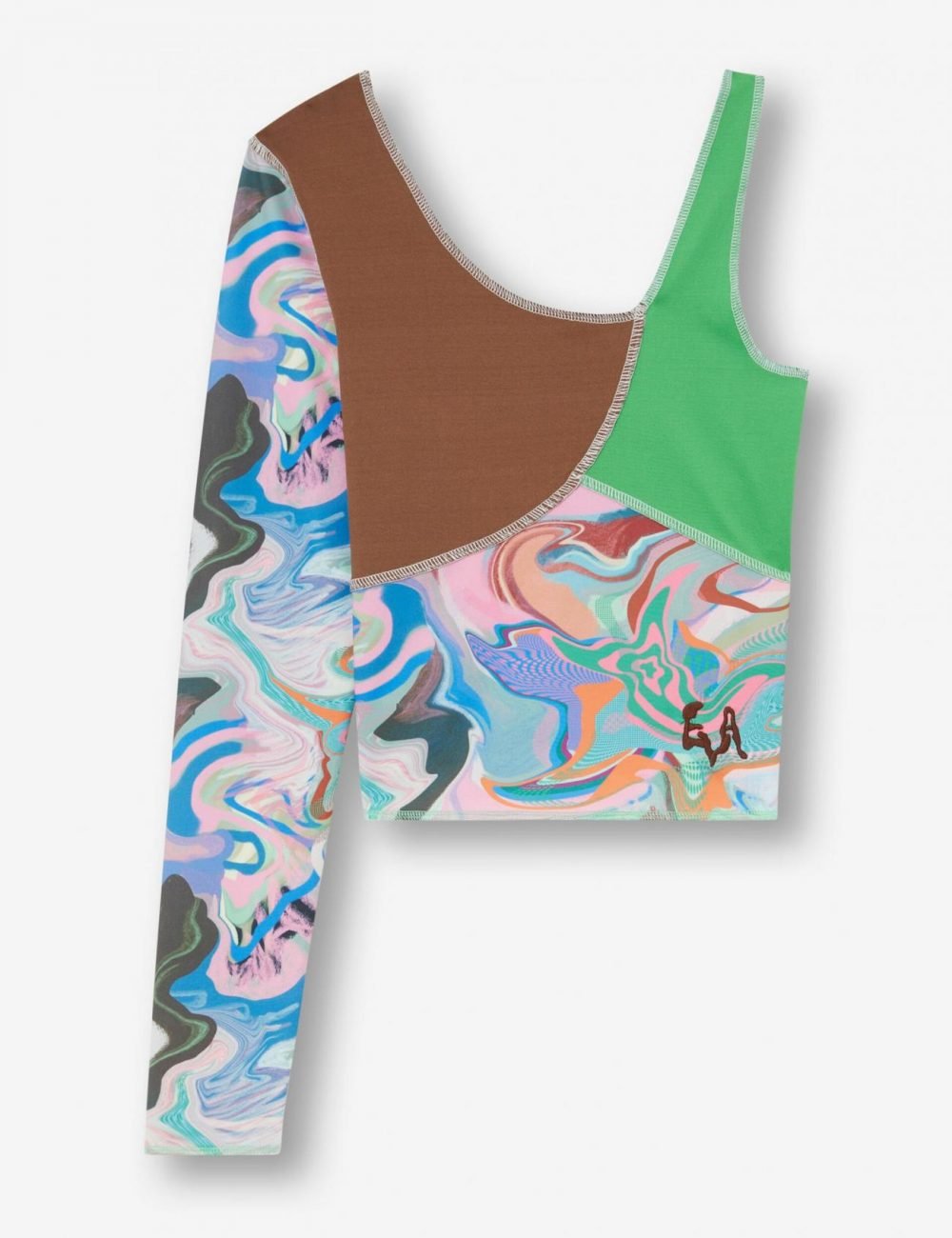 DCMJWTS023_2 Jennyfer dámsky crop top (krátke letné tričko) – viacfarebný – Obrázok 3