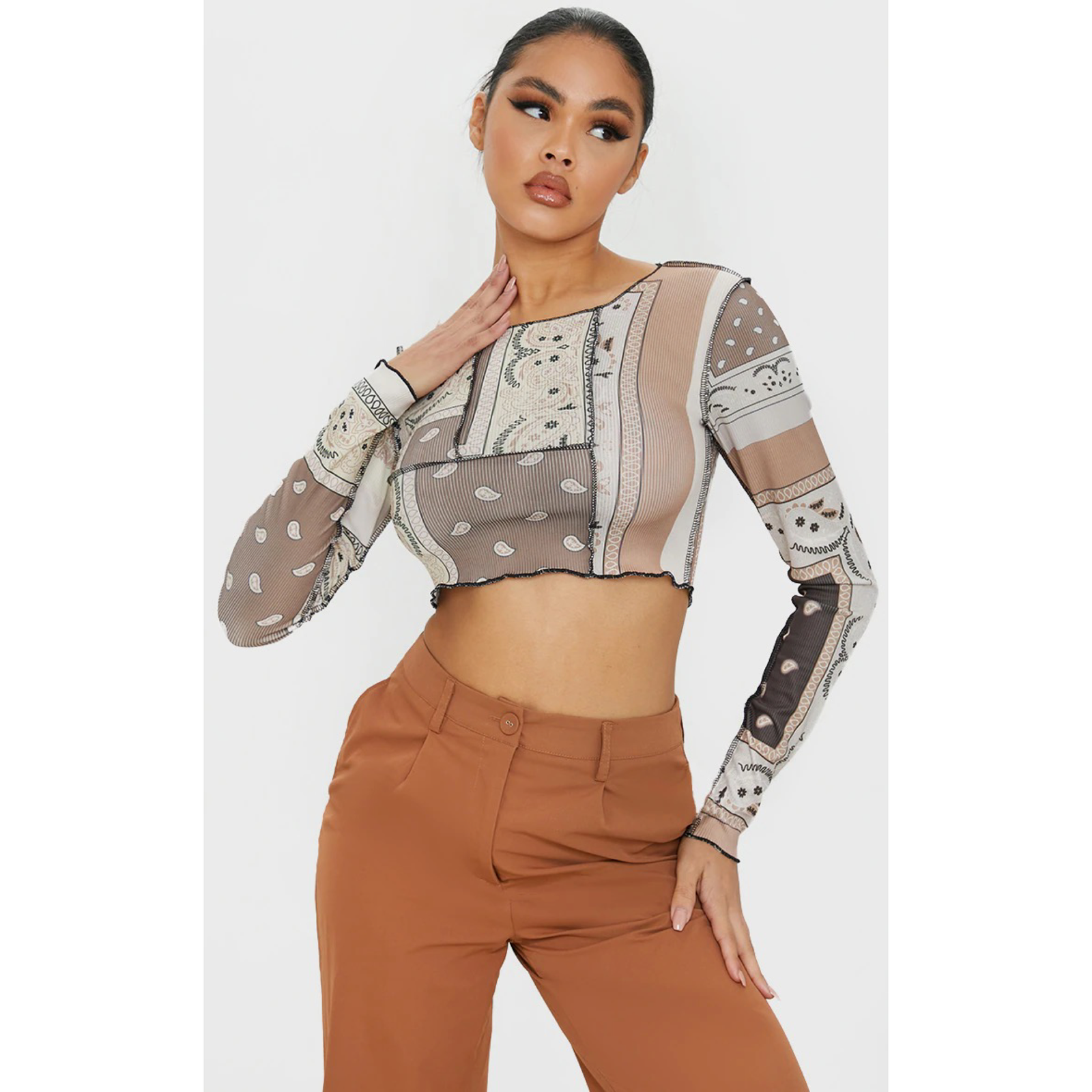 Dámske crop top tričko