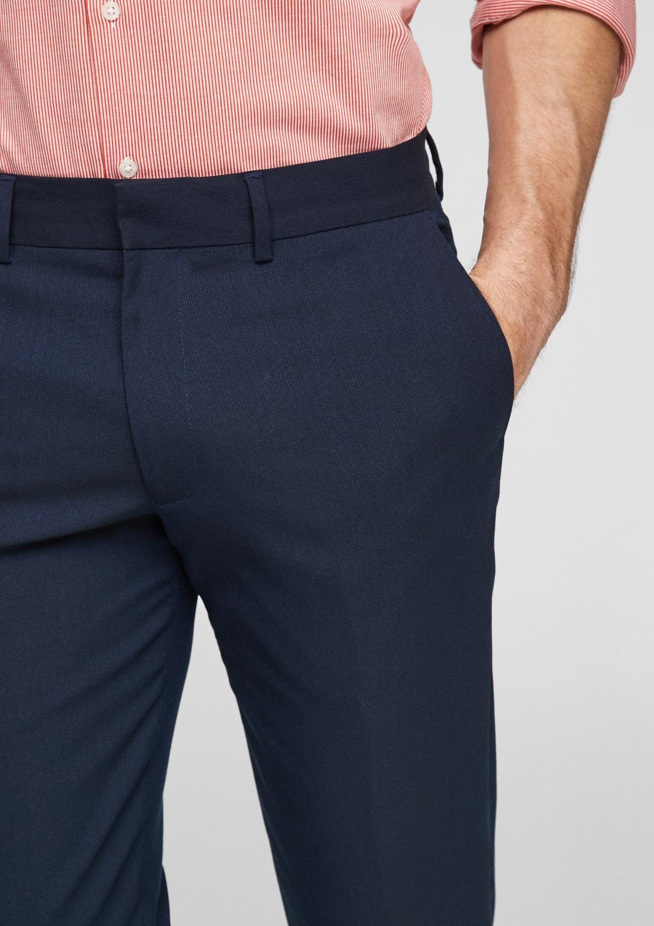 IMG_3215 s. Oliver pánske elegantné chino nohavice modré – Obrázok 5