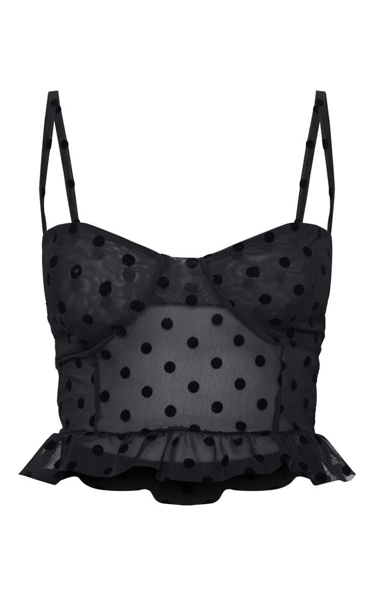 IMG_6150-1 PRETTYLITTLETHING dámsky crop top (krátke letné tričko) – biela, čierna – Obrázok 5