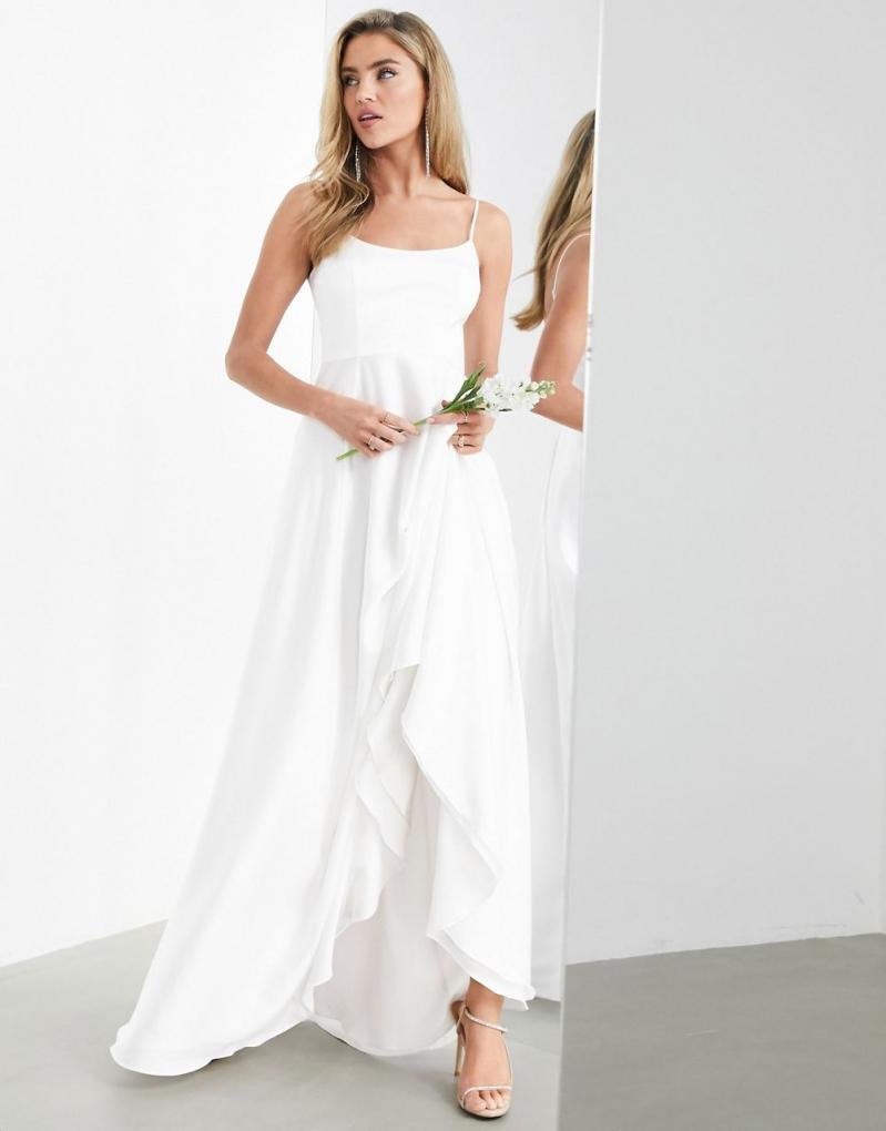 asos-edition-designer-womens-rosie-satin-cami-wedding-dress-with-square-neck-ivory_3 ASOS svadobné šaty vo farbe biela model Rosie – Obrázok 2