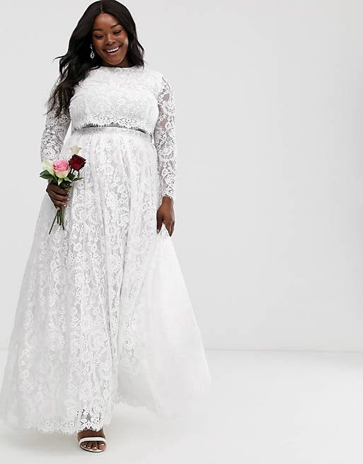 asos_e7b3f47f-6a77-4074-85cf-75d0cdd33976 ASOS svadobné šaty vo farbe biela Grace – Obrázok 2