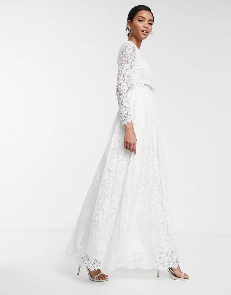 large_1_c751b11f-6068-4219-8584-73ef052ea7bb ASOS svadobné šaty vo farbe biela Grace – Obrázok 10